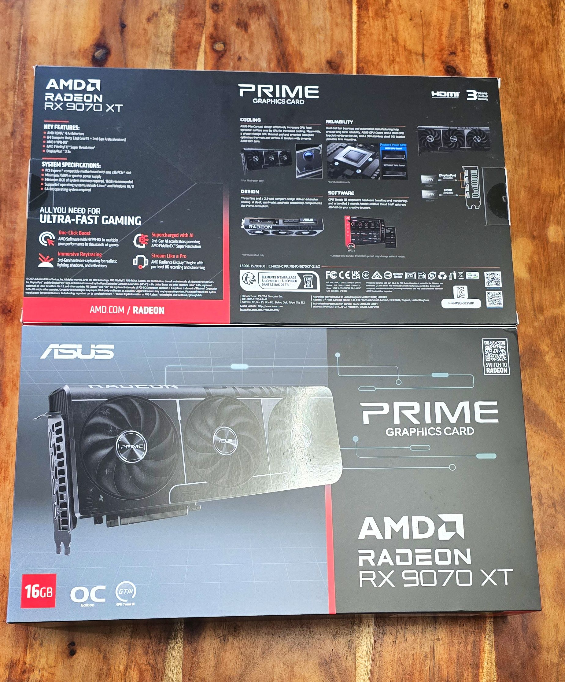 ASUS PRIME Radeon RX 9070 XT 16GB OC (EAN 4711387829585) 3