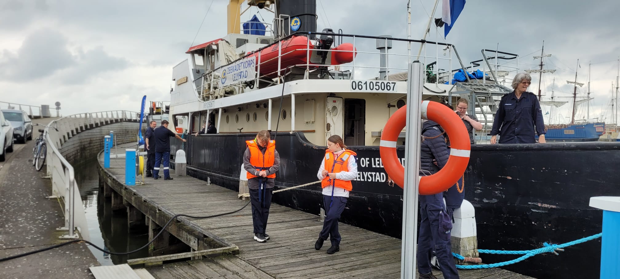 Korpsdag aan boord Port of Lelystad in de Bataviahavenn