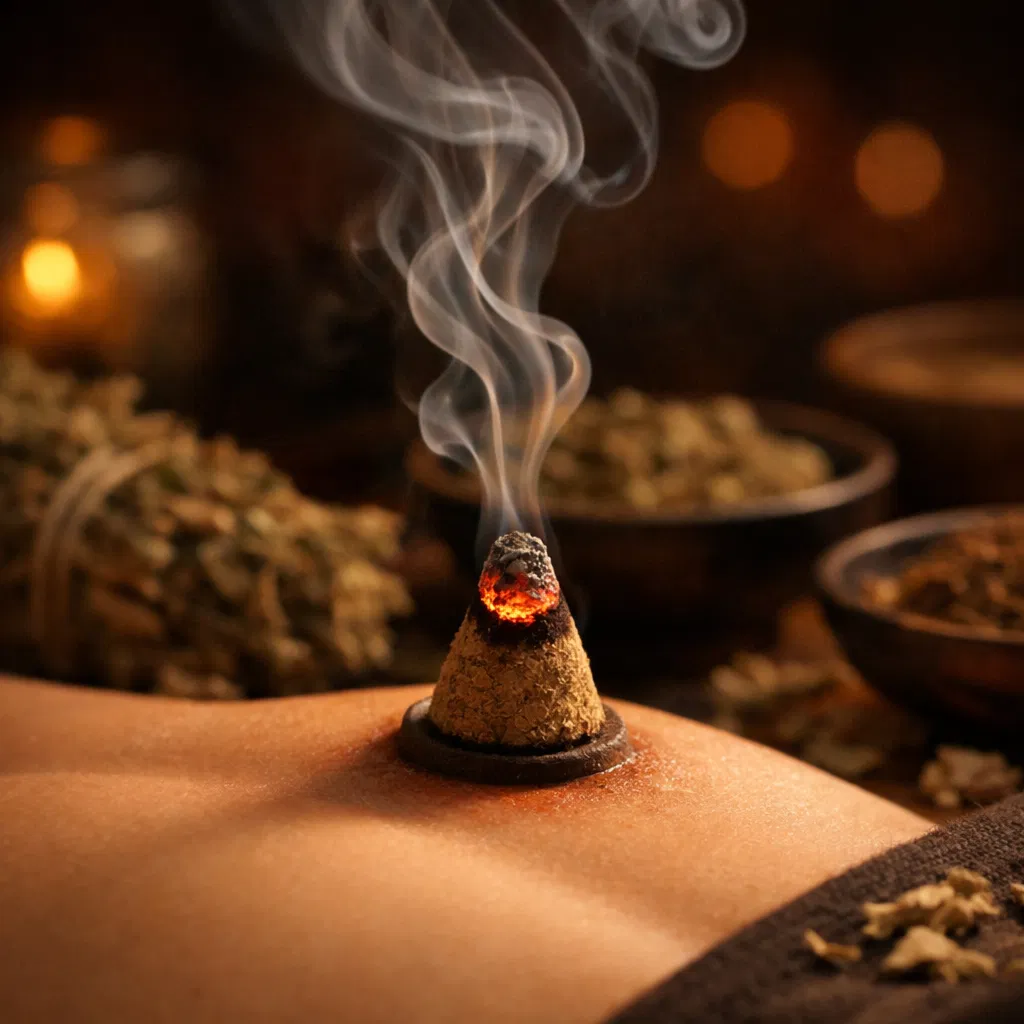 Traditional moxibustion therapy