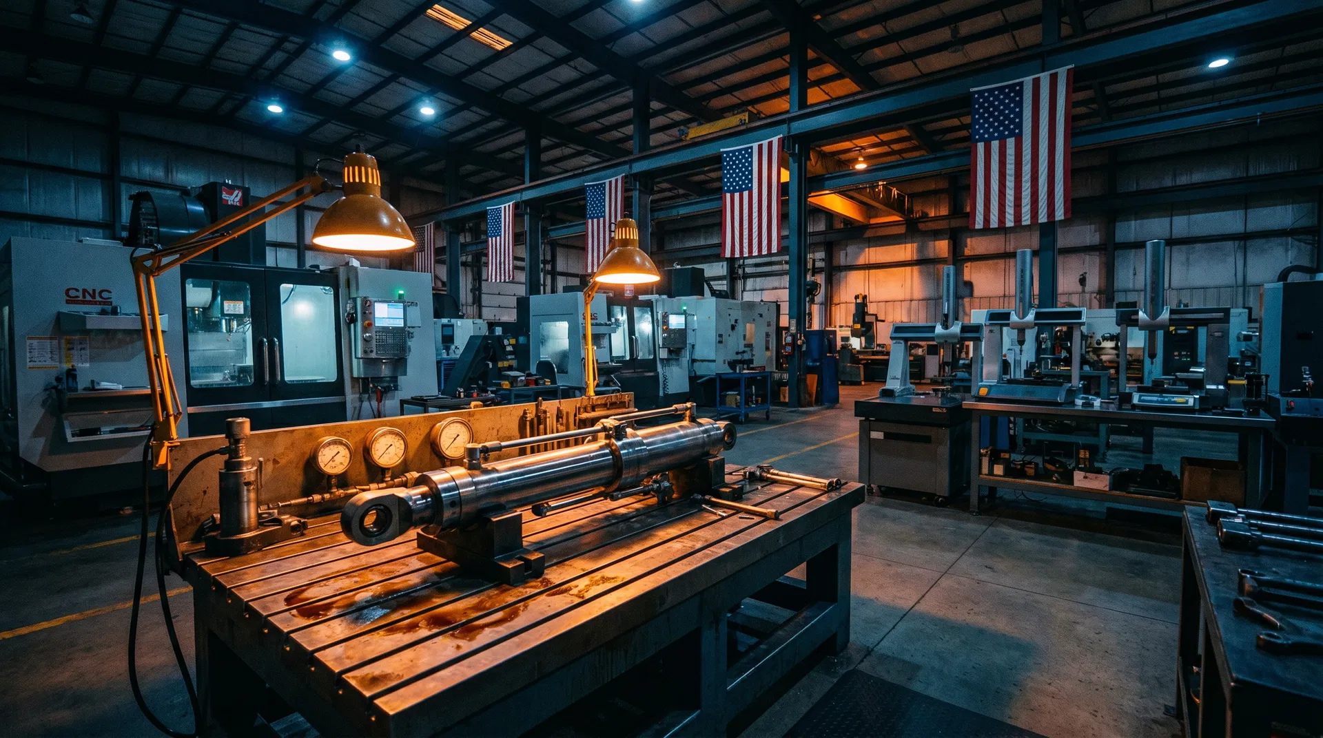 Mercury Hydraulics precision manufacturing facility — built for the Department of Defense