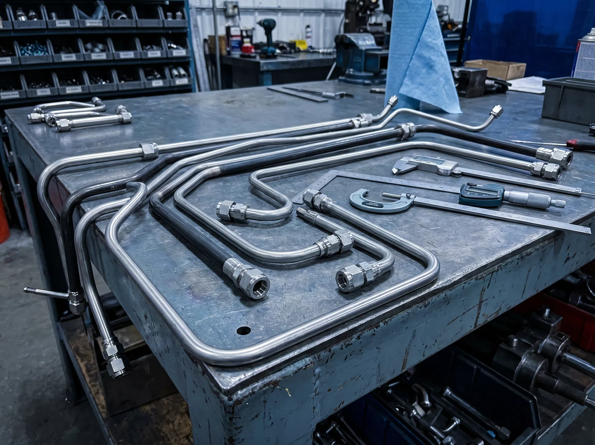 Precision tube assemblies manufactured at Mercury Hydraulics