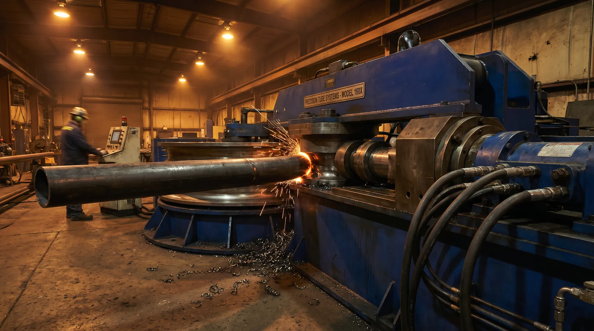 Heavy-wall pipe bending at Mercury Hydraulics