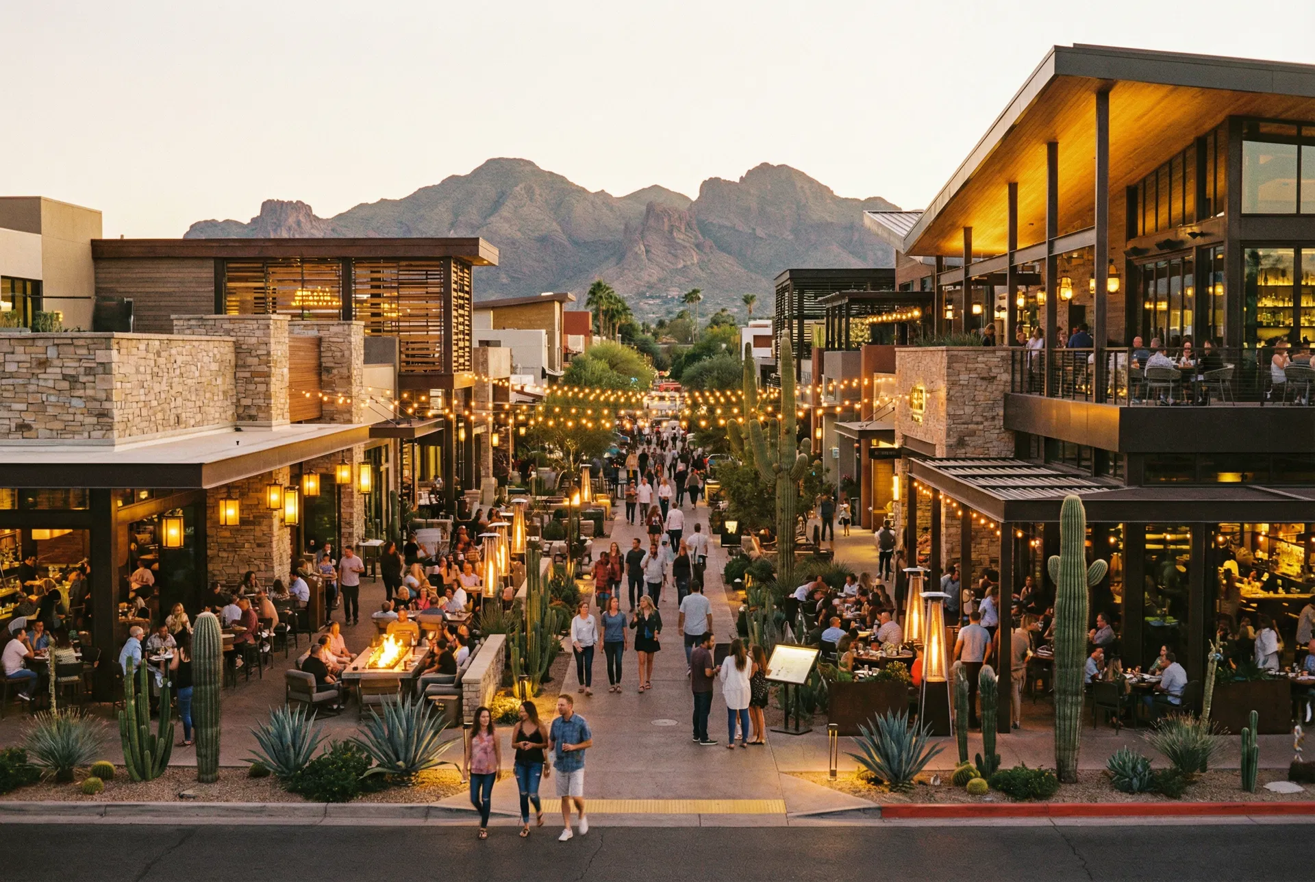 Scottsdale Arizona restaurant district