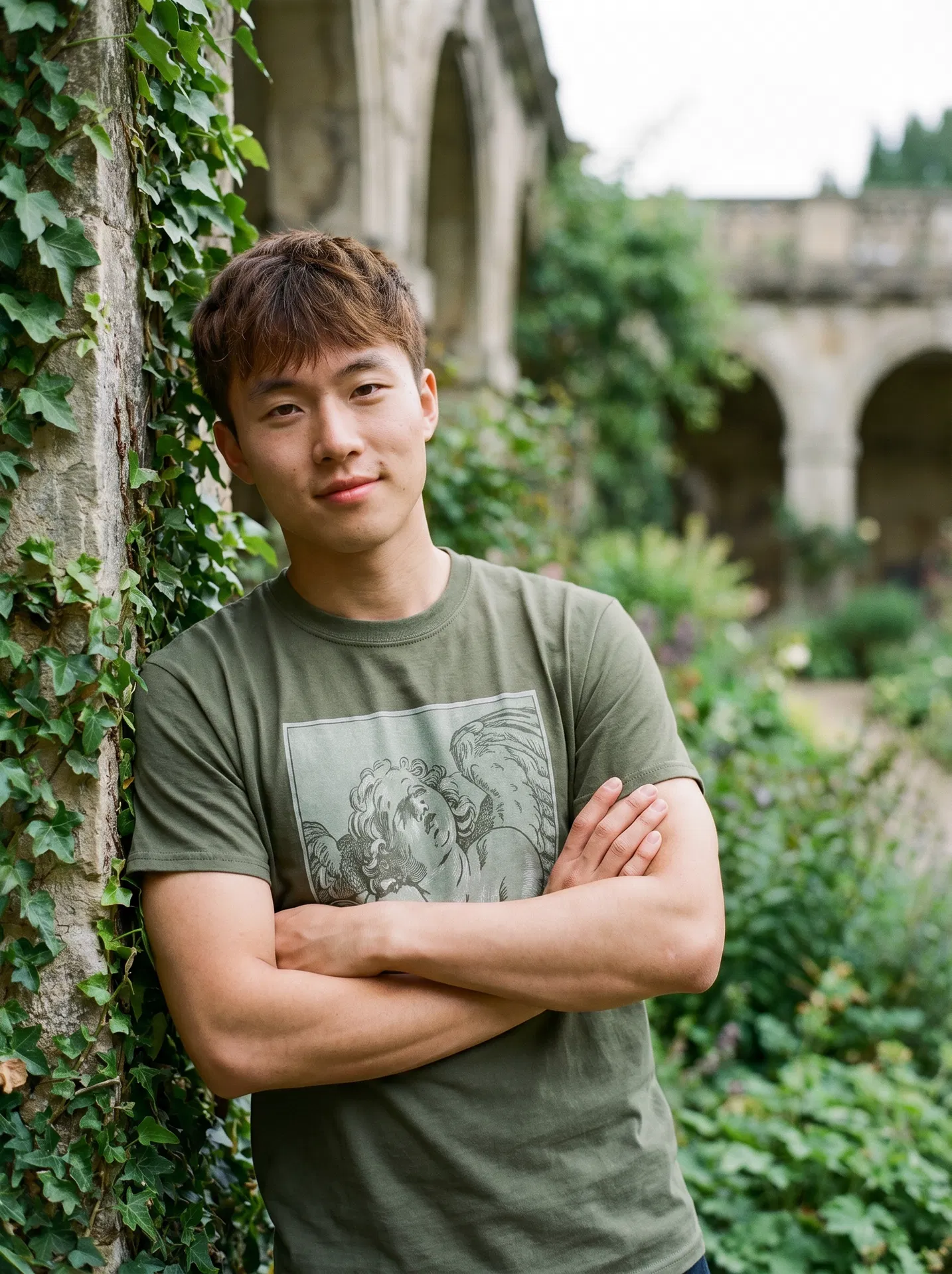 A Sleeping Cupid Tee — Specimen No. XXIV — Cupido dormiens, Renaissance chiaroscuro engraving — gallery image 2