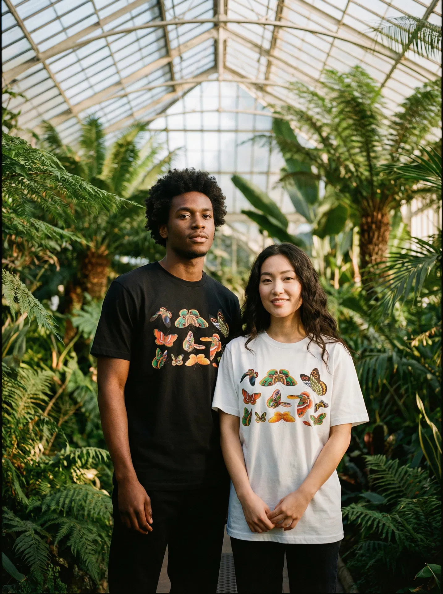 Moth & Butterfly Tee — Specimen No. XXII — Lepidoptera, Chinese naturalist illustration — gallery image 2