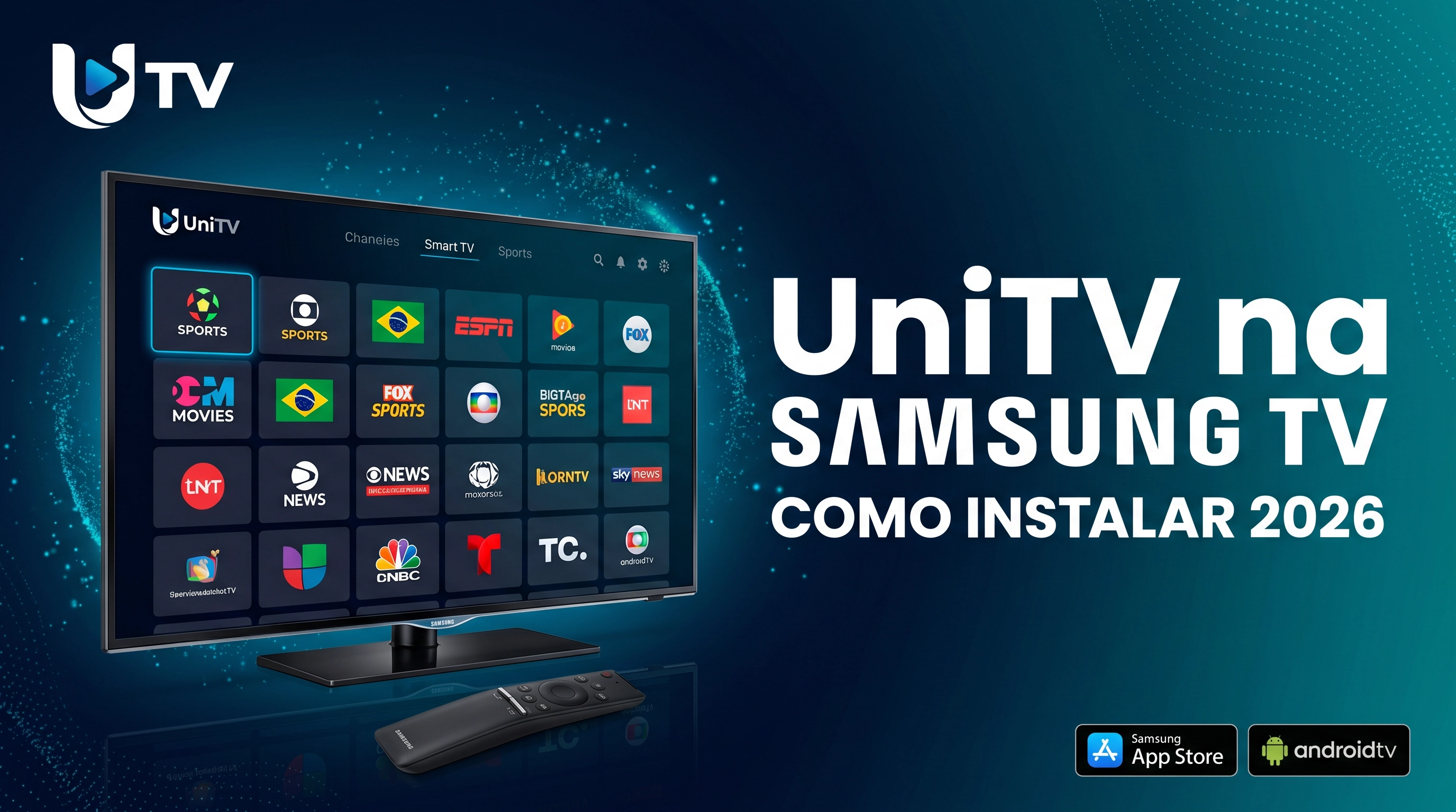 UniTV Samsung TV como instalar 2026