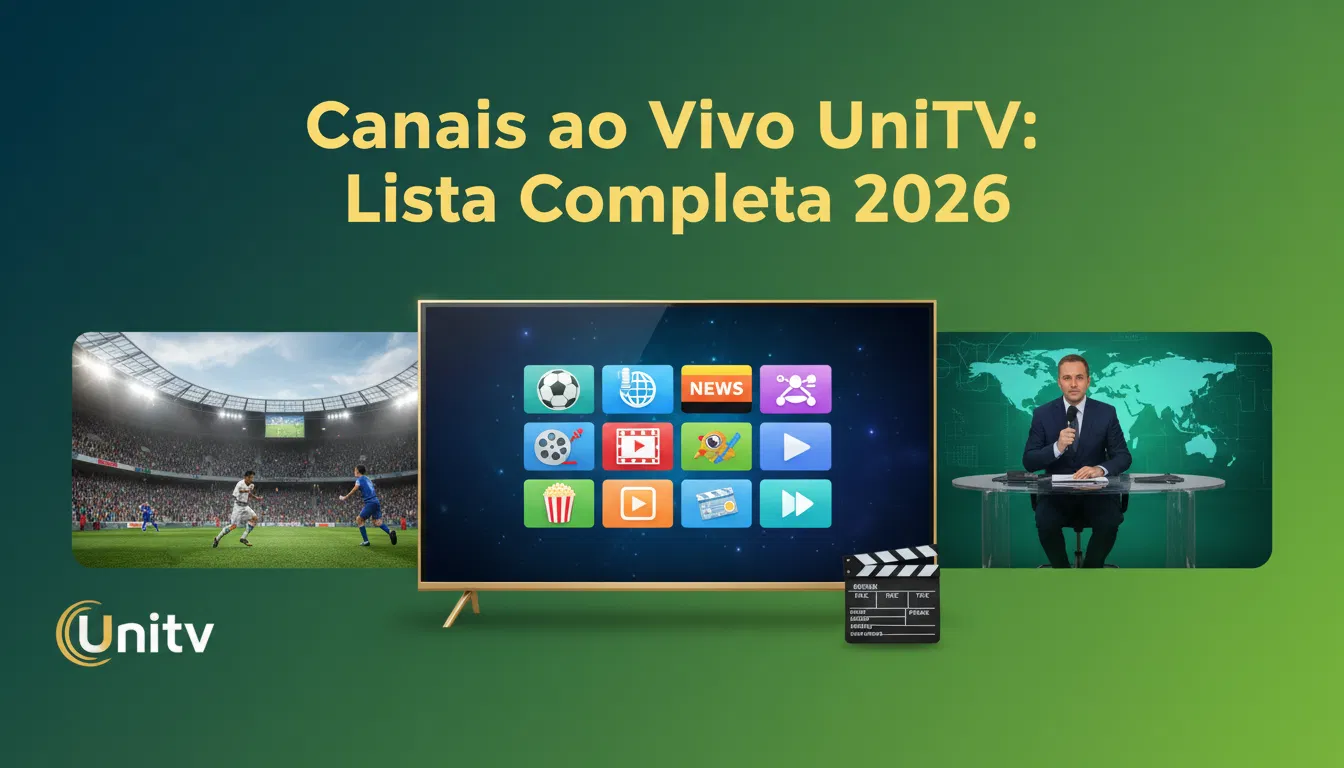 Canais ao Vivo UniTV: Lista Completa 2026