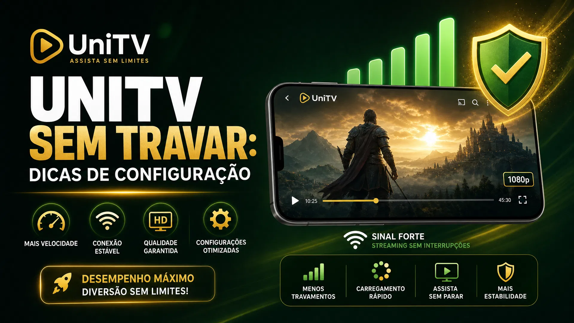 UniTV Sem Travar: Dicas de Configuração