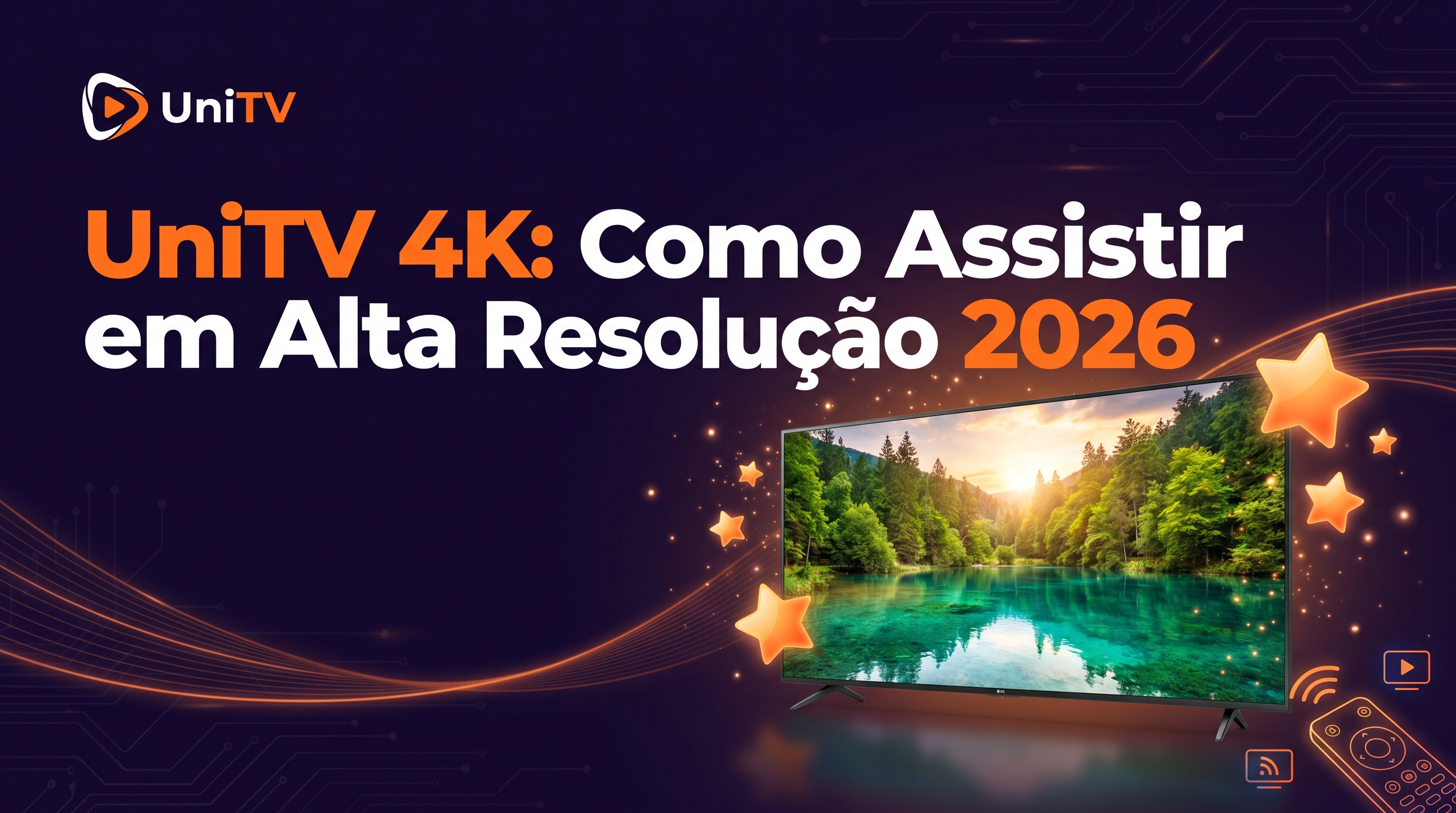 UniTV 4K: Como Assistir em Alta Resolução 2026