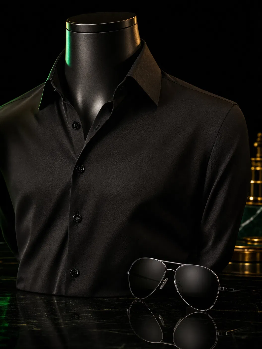 Required Attire - Dress Shirt & Blacked-Out Sunglasses