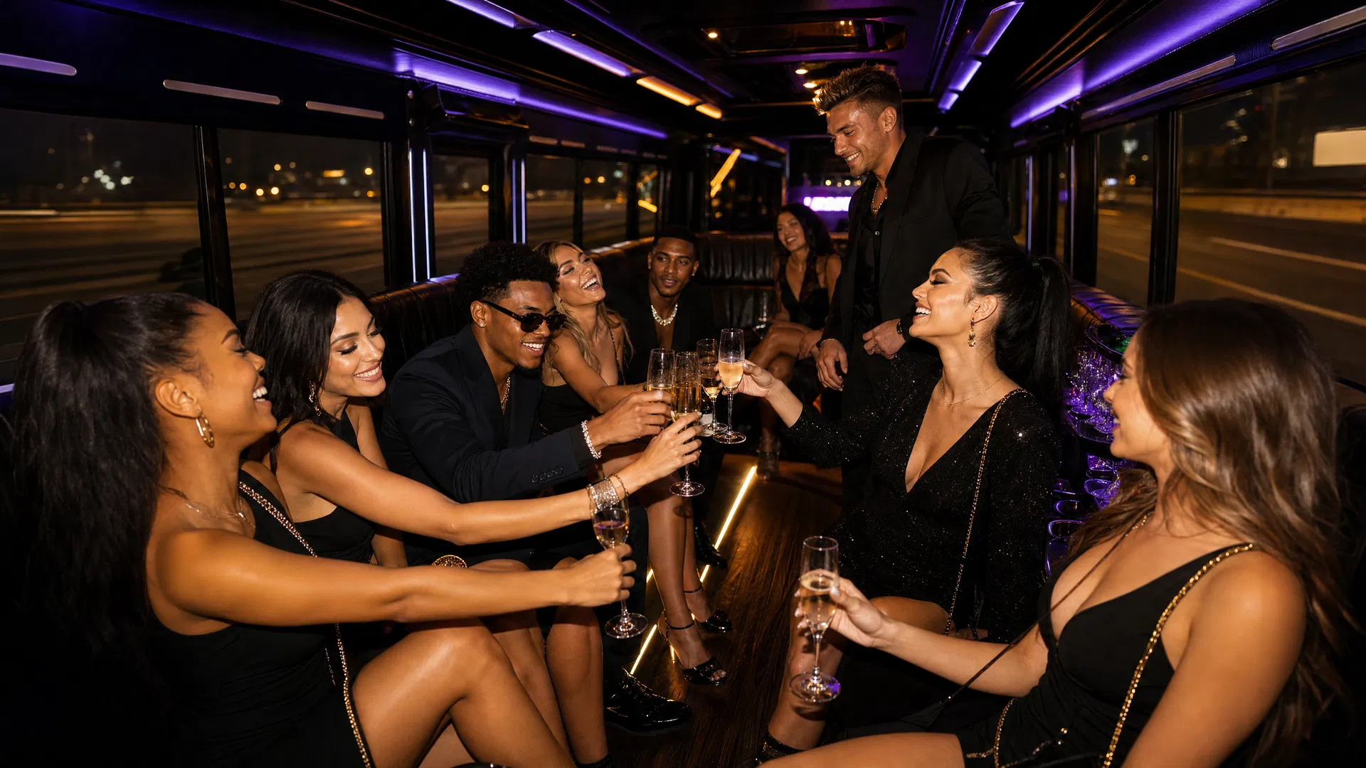 Luxury Party Bus