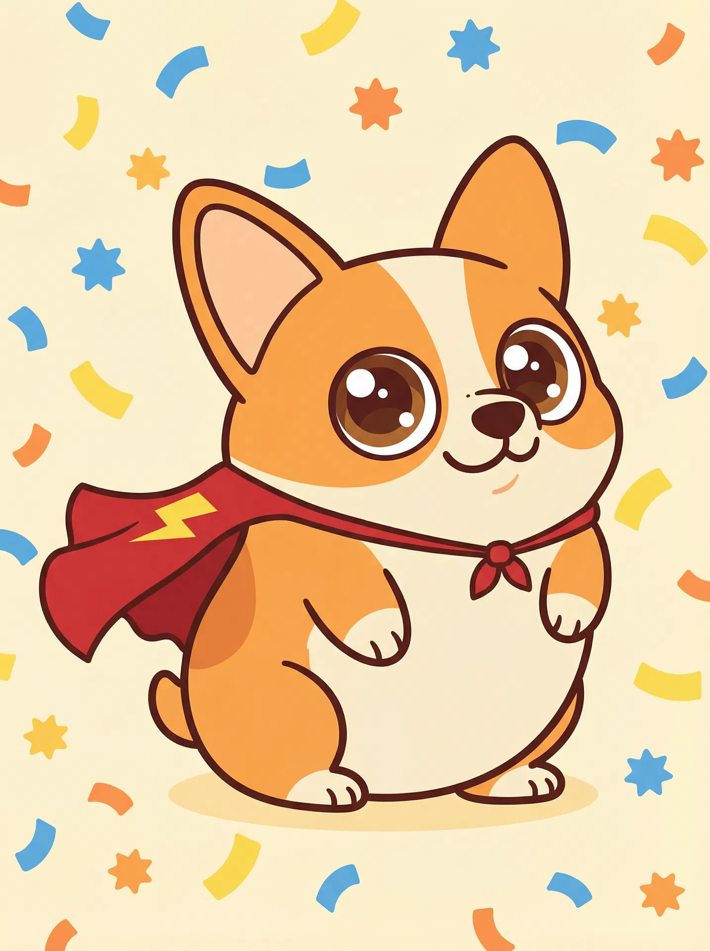 Cartoon AI pet portrait style