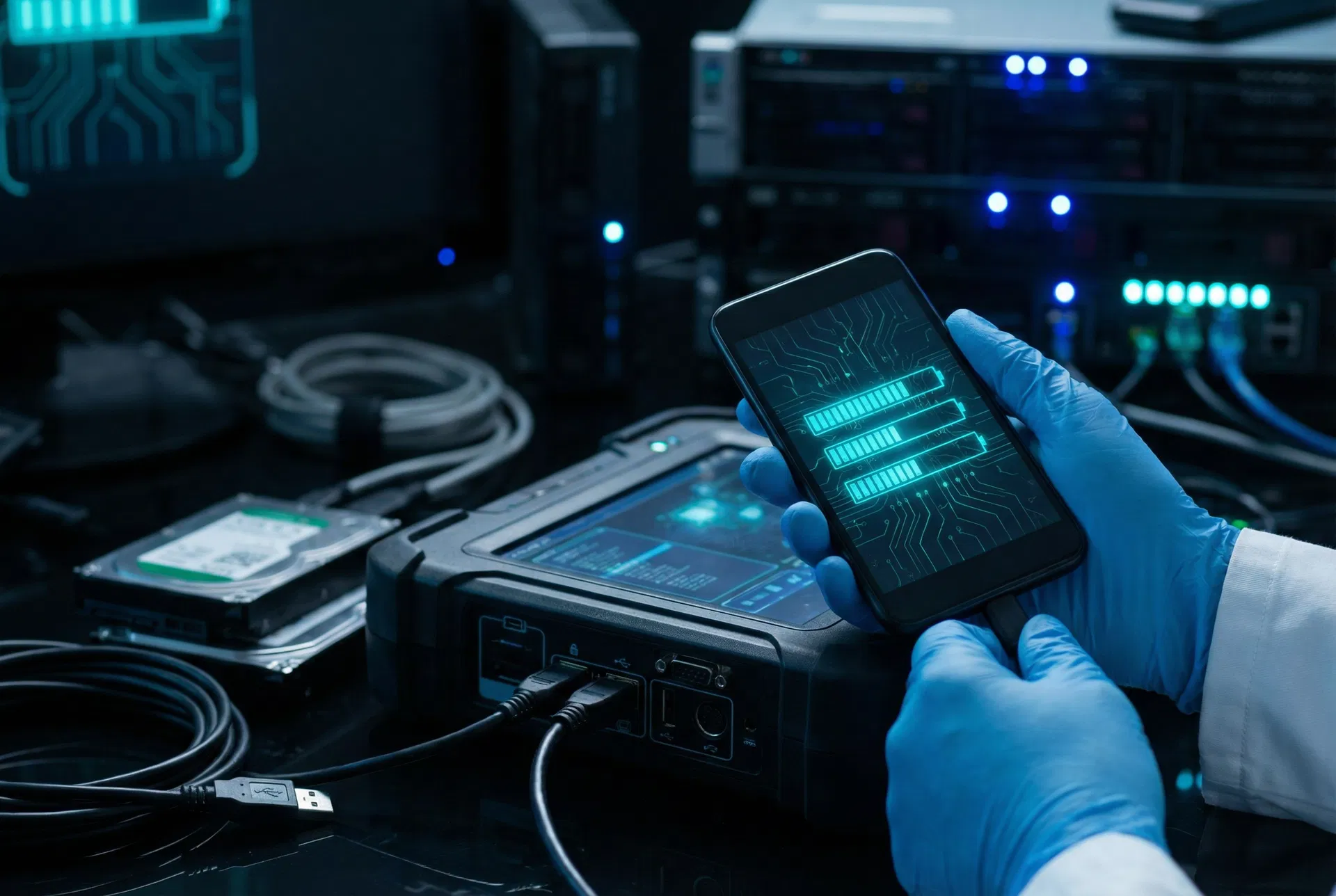 Mobile device forensic analysis