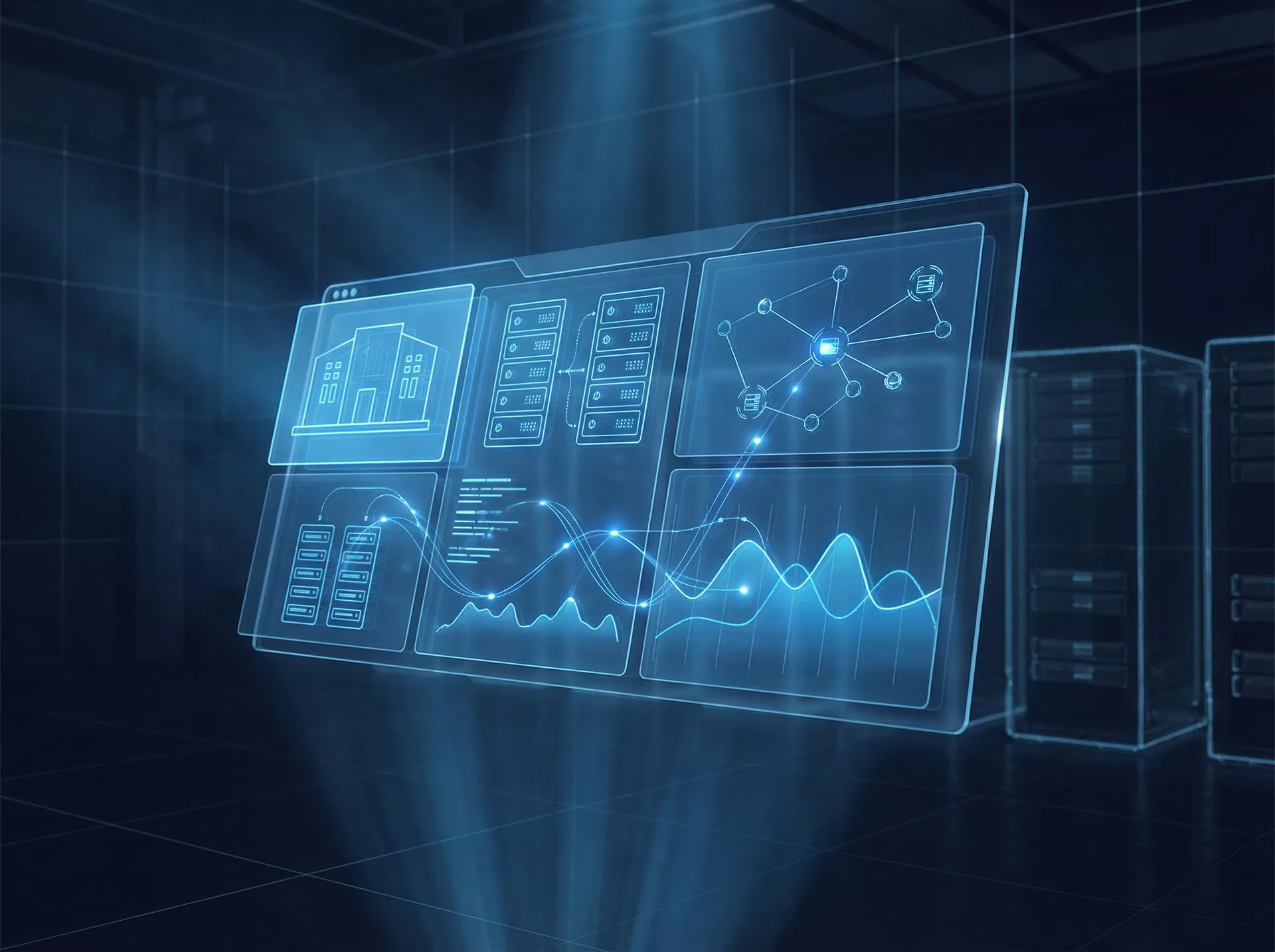 Azure cloud management dashboard