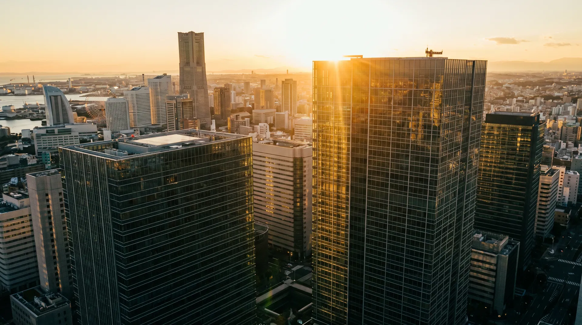 横浜みなとみらいの都市景観