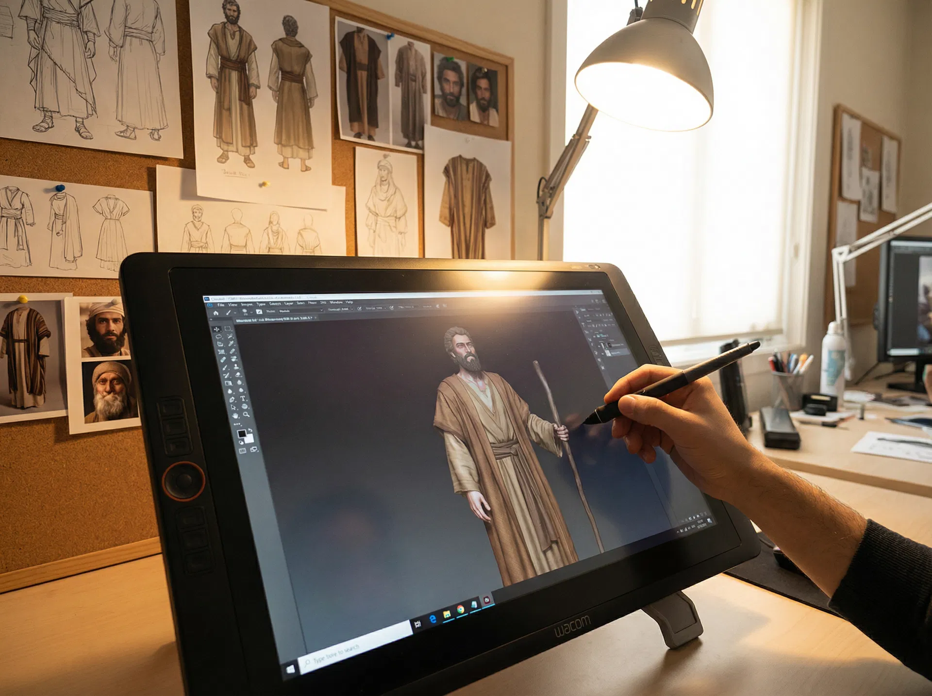 The Team at Work — Character Design