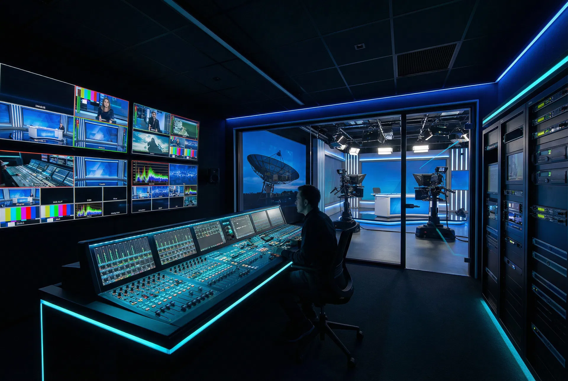 National Broadcast Studio & MCR Infrastructure