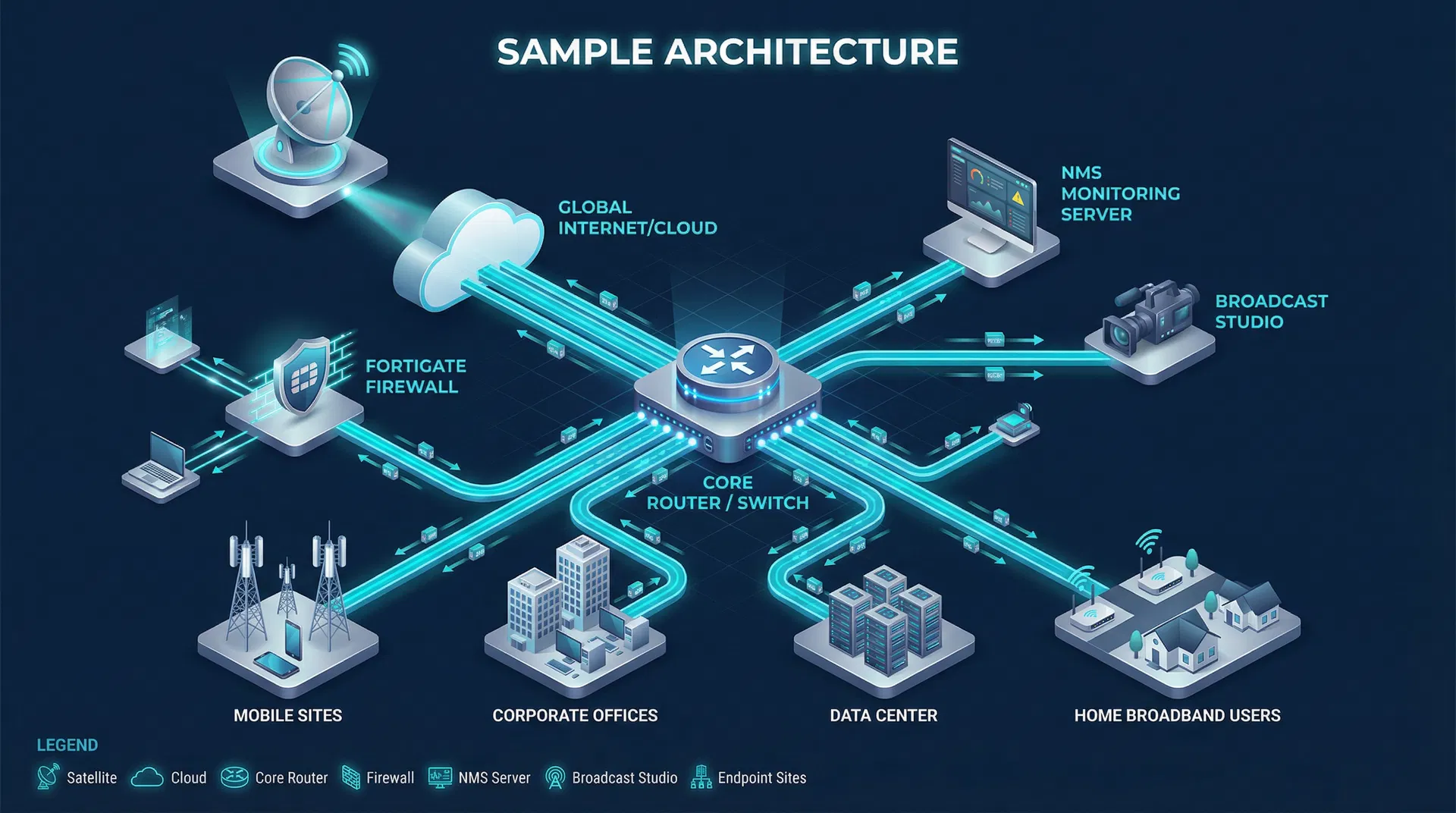SATSS Sample Network Architecture