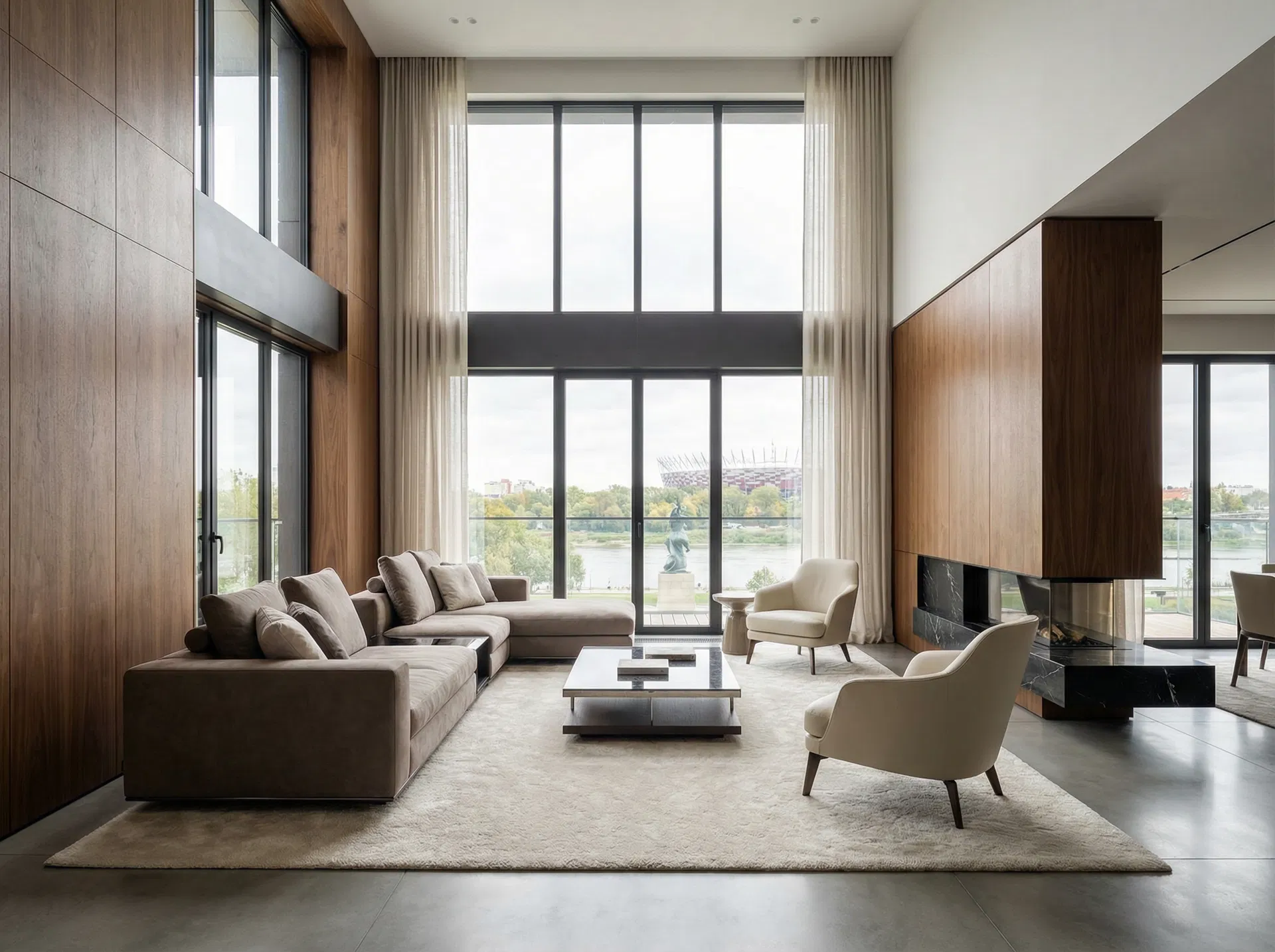 Penthouse z panoramą miasta