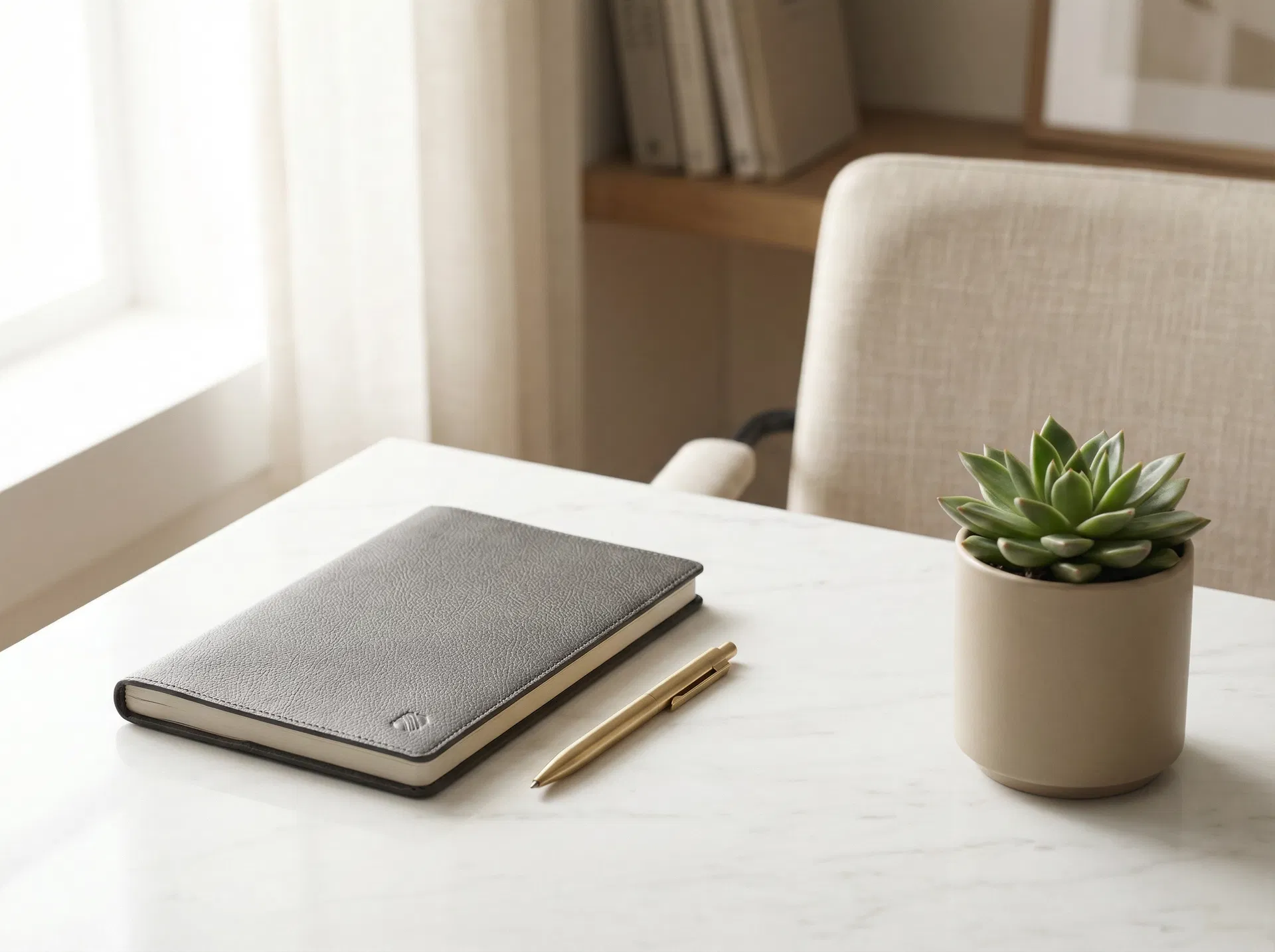 Professional consulting workspace