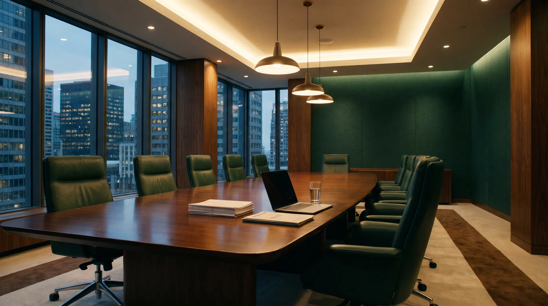 Corporate boardroom