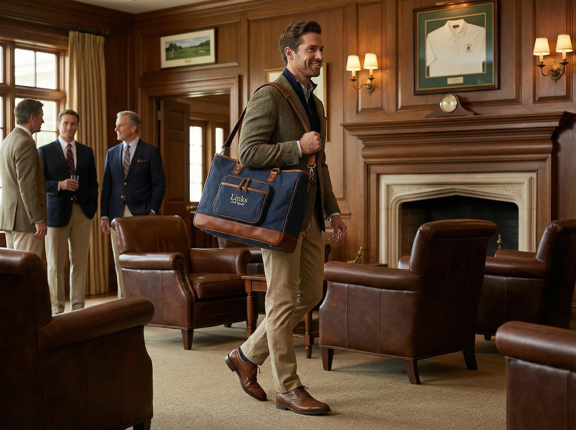 Heavy-duty wax canvas material close-up