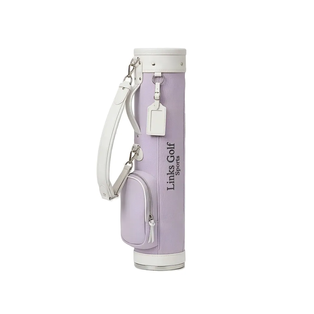 Junior Sunday Golf Bag for Girl Ages 10-14 | Lightweight Canvas & Leather | Links Golf Sports — view 2