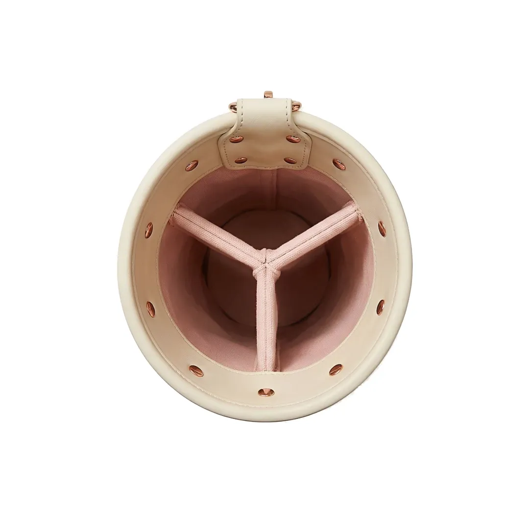 Junior Sunday Golf Bag for Girl Ages 10-14 | Lightweight Canvas & Leather | Links Golf Sports — view 4