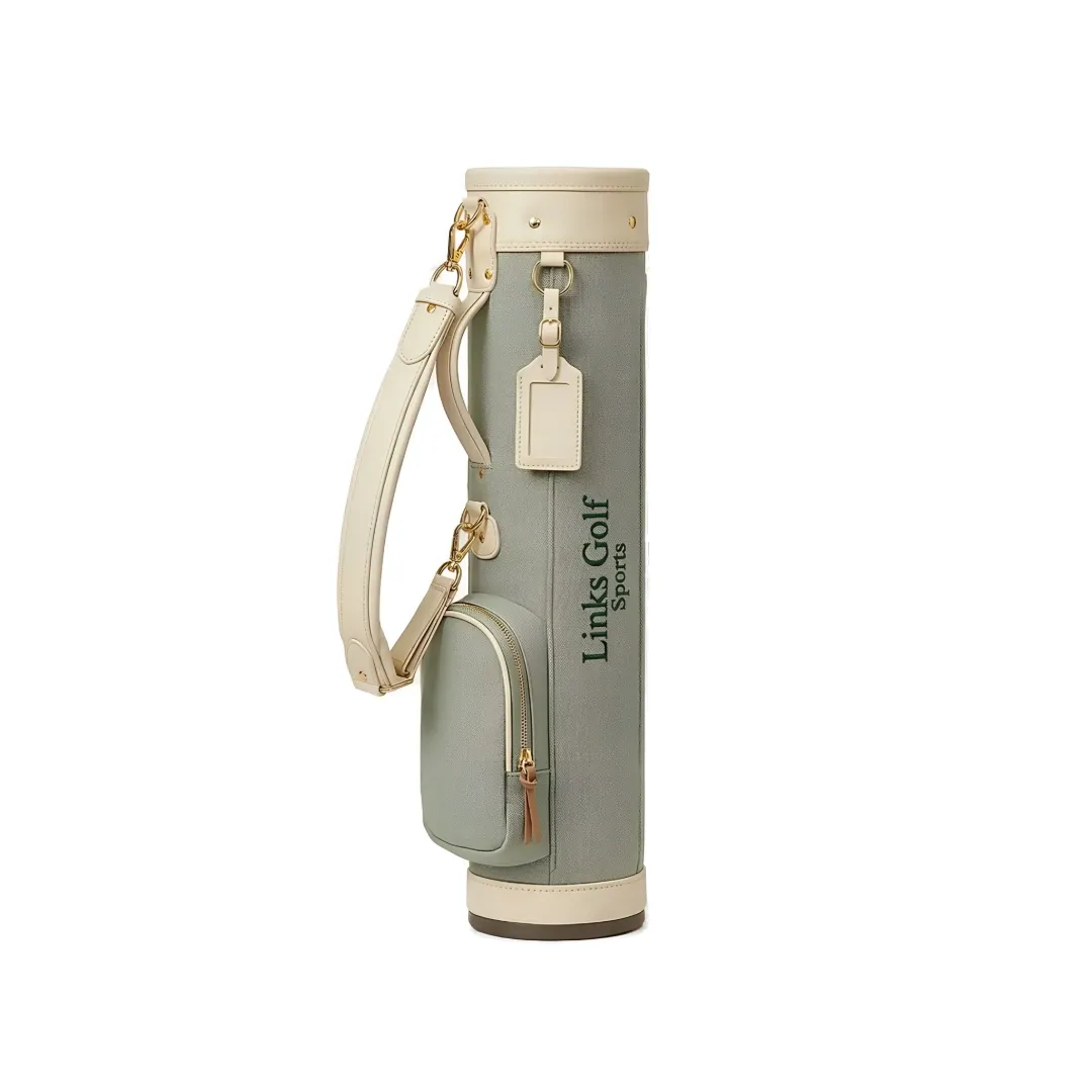 Junior Sunday Golf Bag for Girl Ages 10-14 | Lightweight Canvas & Leather | Links Golf Sports — view 6