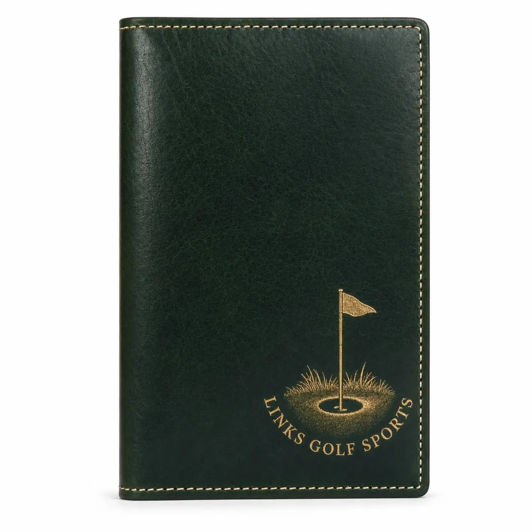 Links Heritage Full-Grain Leather Yardage Book Holder