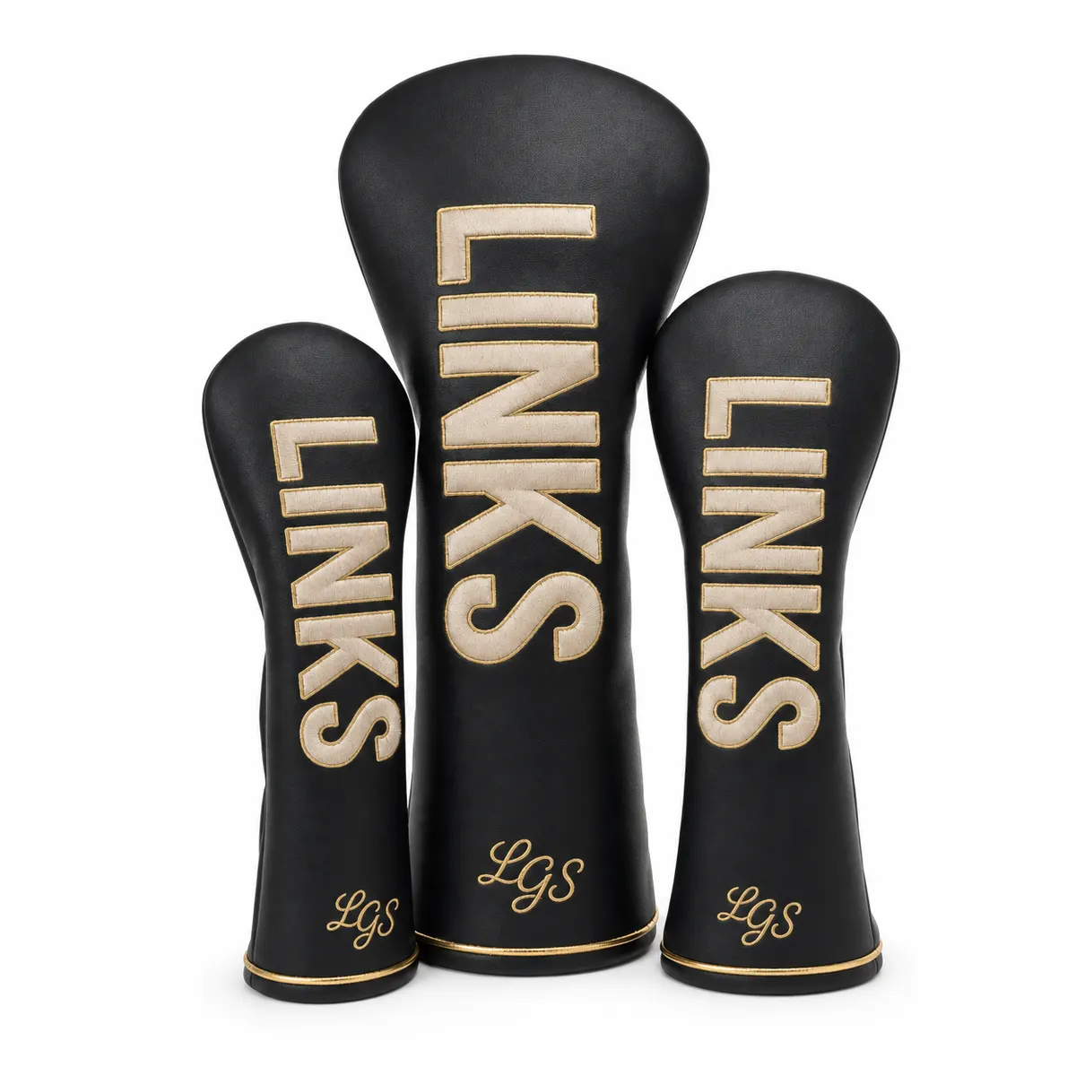 Links Heritage Puff Letter Headcover — Embroidered Initial
