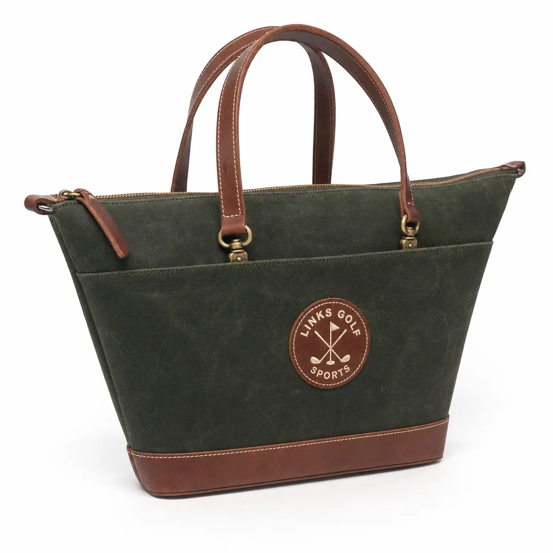 Links Heritage Waxed Canvas Golf Cooler Bag — Insulated