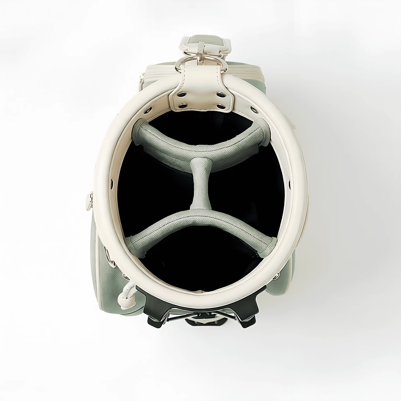 Toddler wax canvas leather golf stand bag ages 3-5, wholesale OEM — view 3