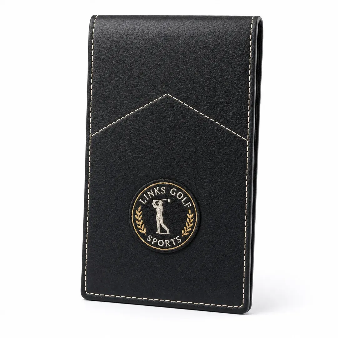 Links Heritage Leather Golf Scorecard & Yardage Book Holder
