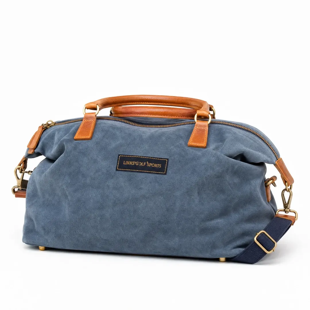 Links Travel Suede Boston Weekender Bag — Unstructured Style