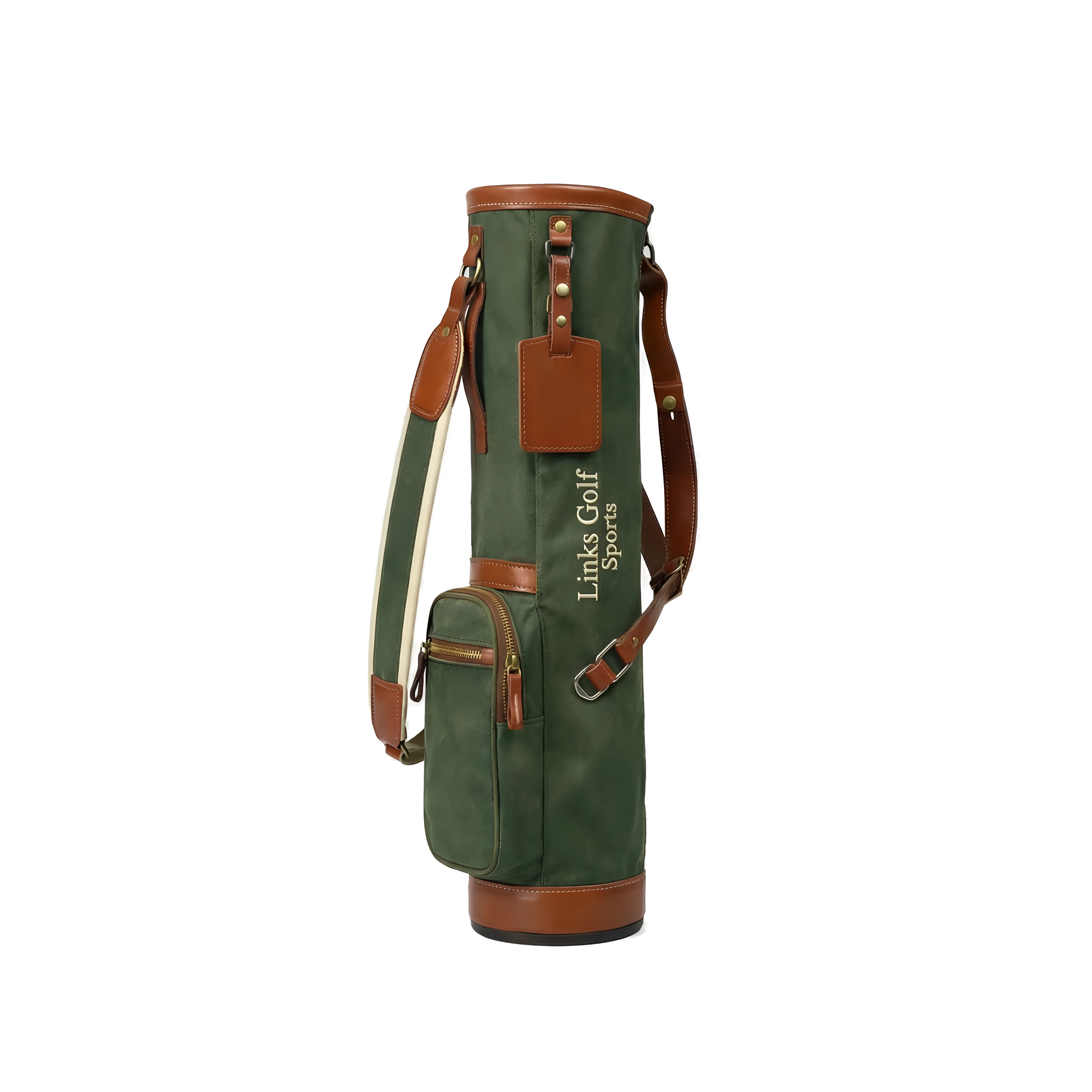 Junior Golf Sunday Bag (Ages 10-14) | Canvas & Leather | Links Golf Sports