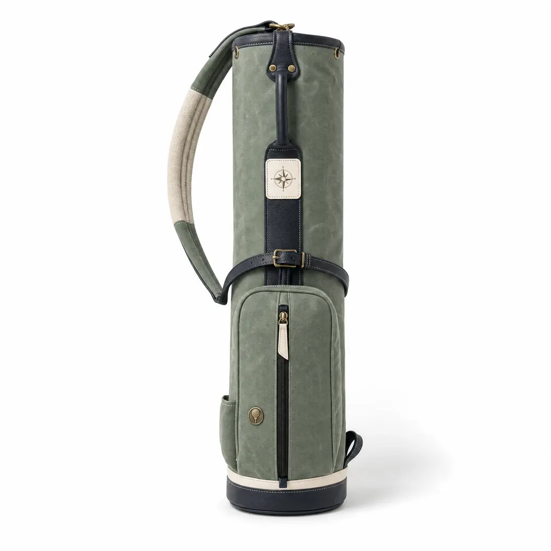 Heritage 8-Inch Waxed Canvas Walker Golf Bag