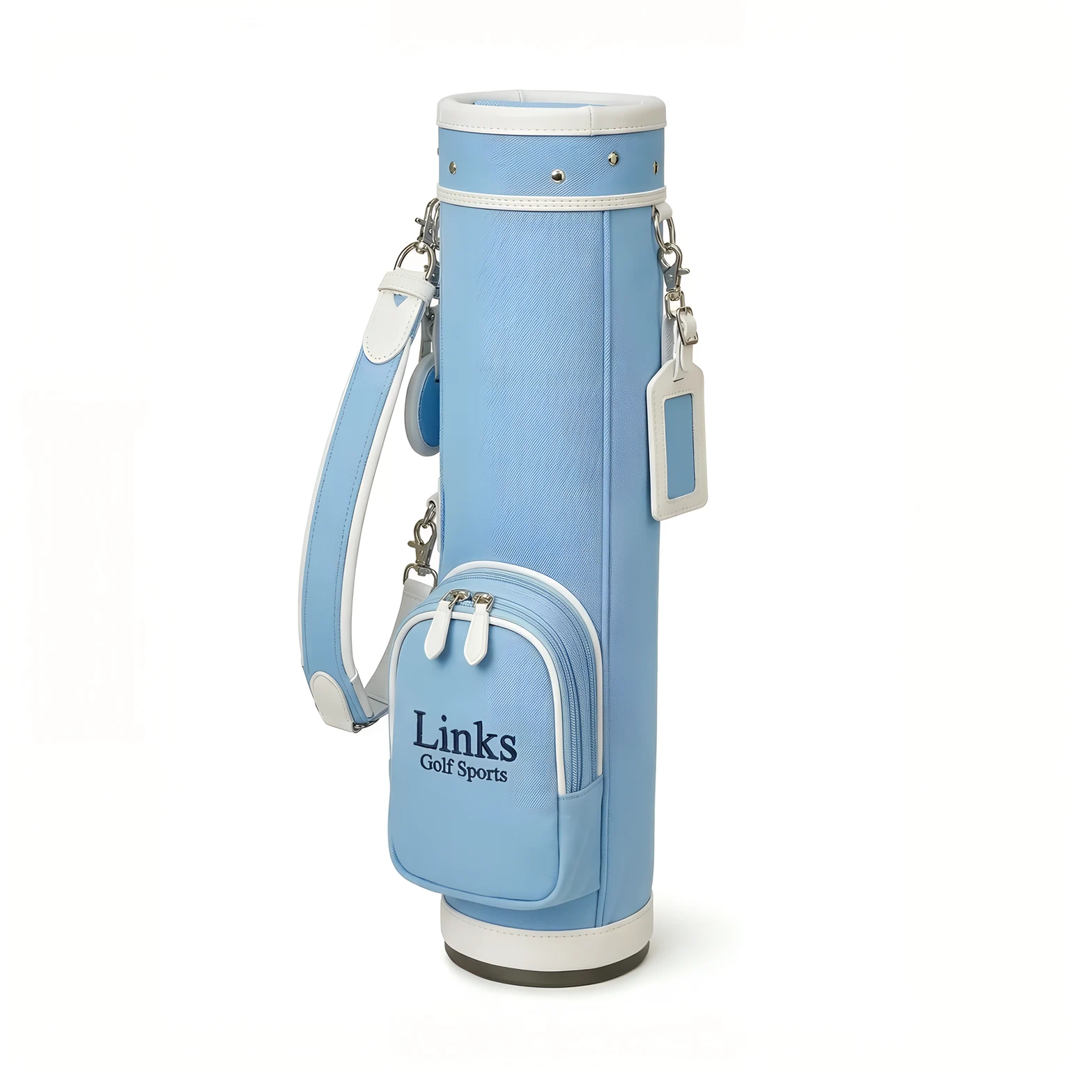 Kids canvas sunday golf bag with leather trim ages 6-10, OEM manufacturer — view 11