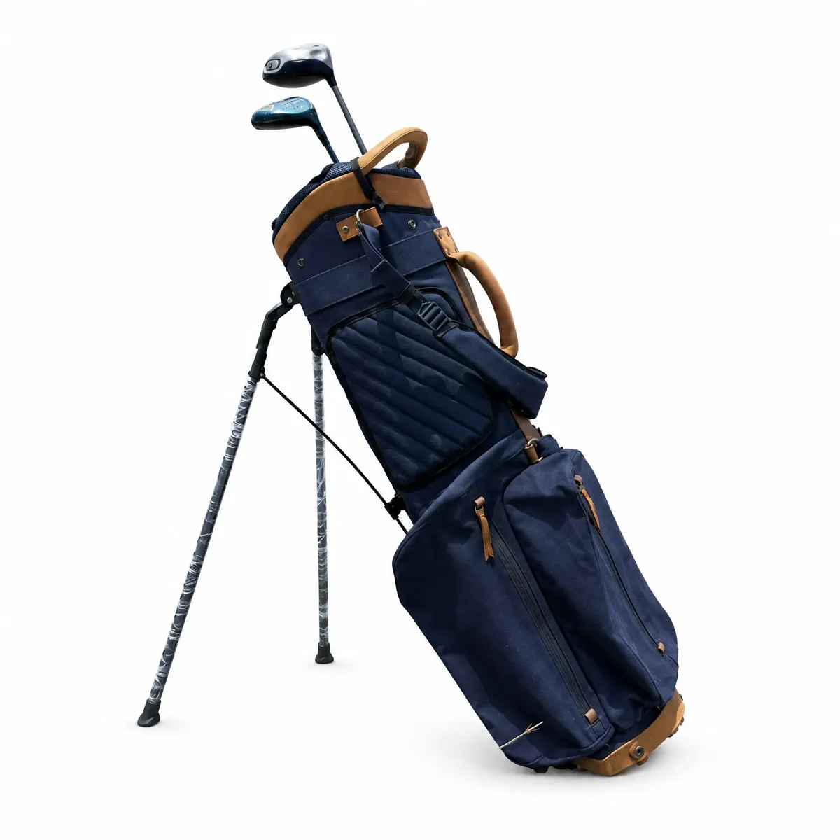 Links Heritage Edmund Navy Custom 4- Way Stand Golf Bag