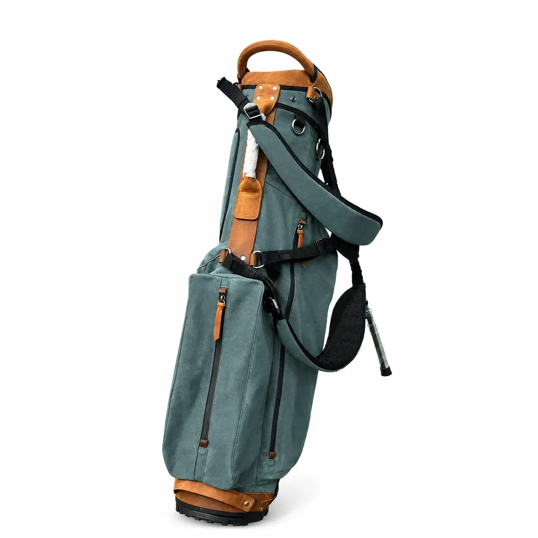 Linkssports Slate Teal Canvas Golf Stand Bag
