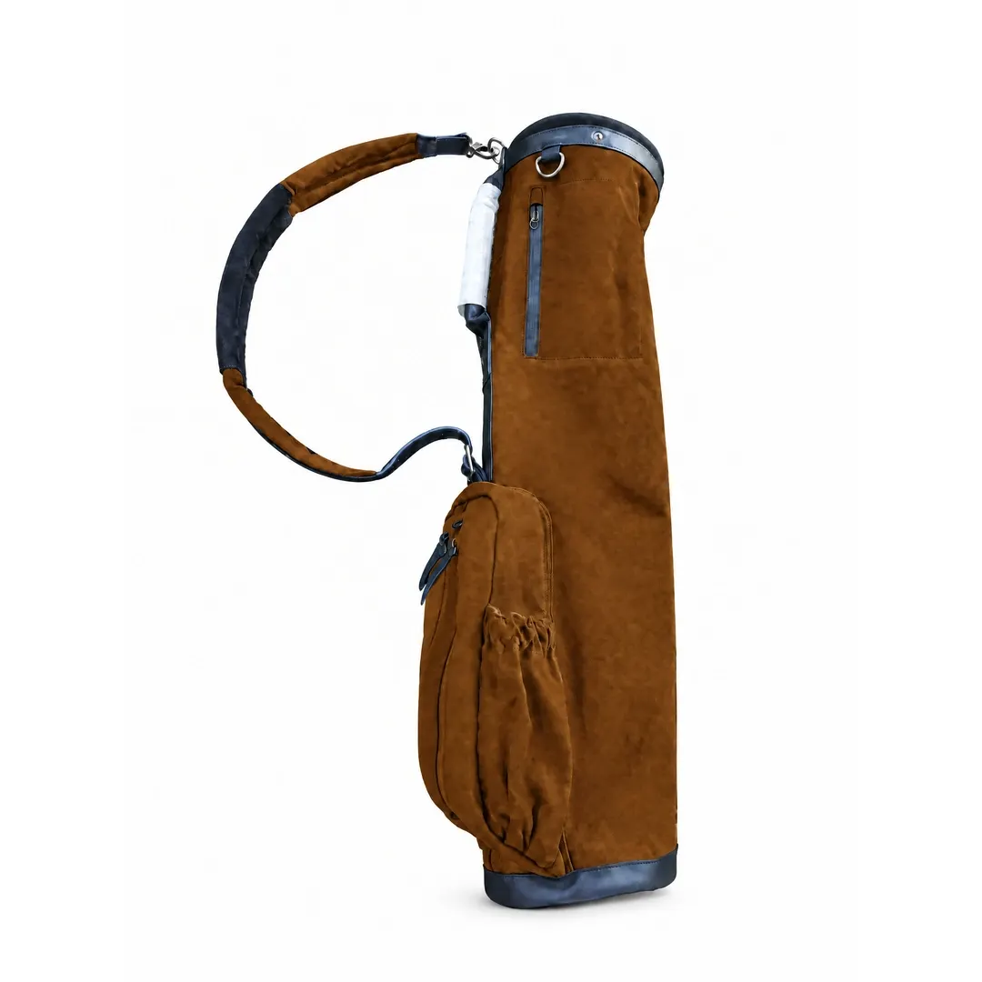 Ridgeline Copper Brown Canvas Golf Carry Bag