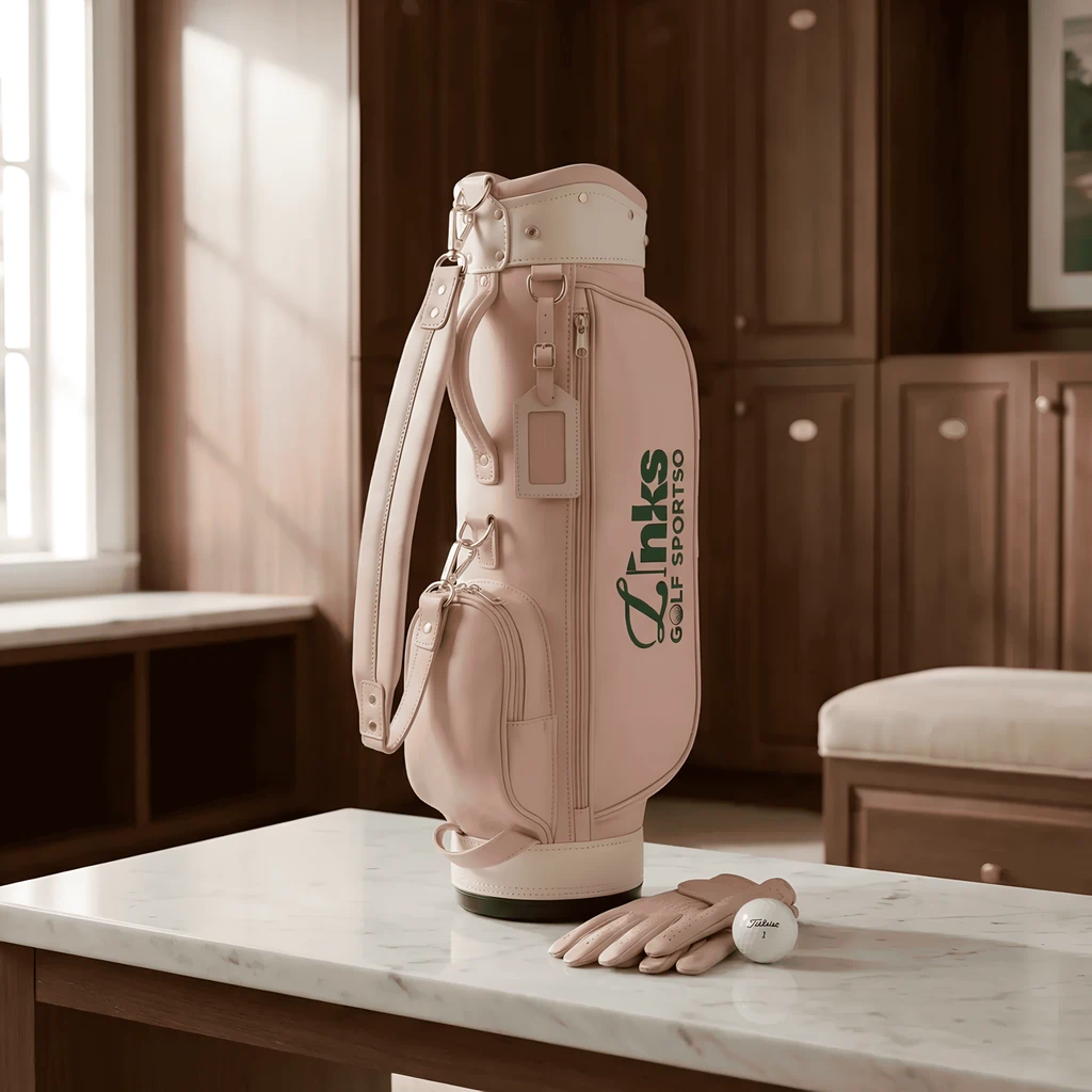 Full-grain leather kids sunday golf bag ages 6-10, premium OEM manufacturer — view 6