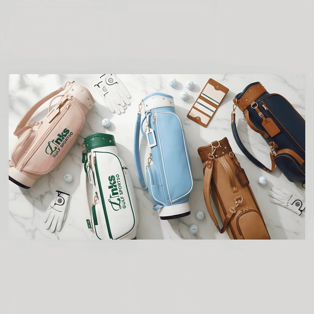 Full-grain leather kids sunday golf bag ages 6-10, premium OEM manufacturer — view 11