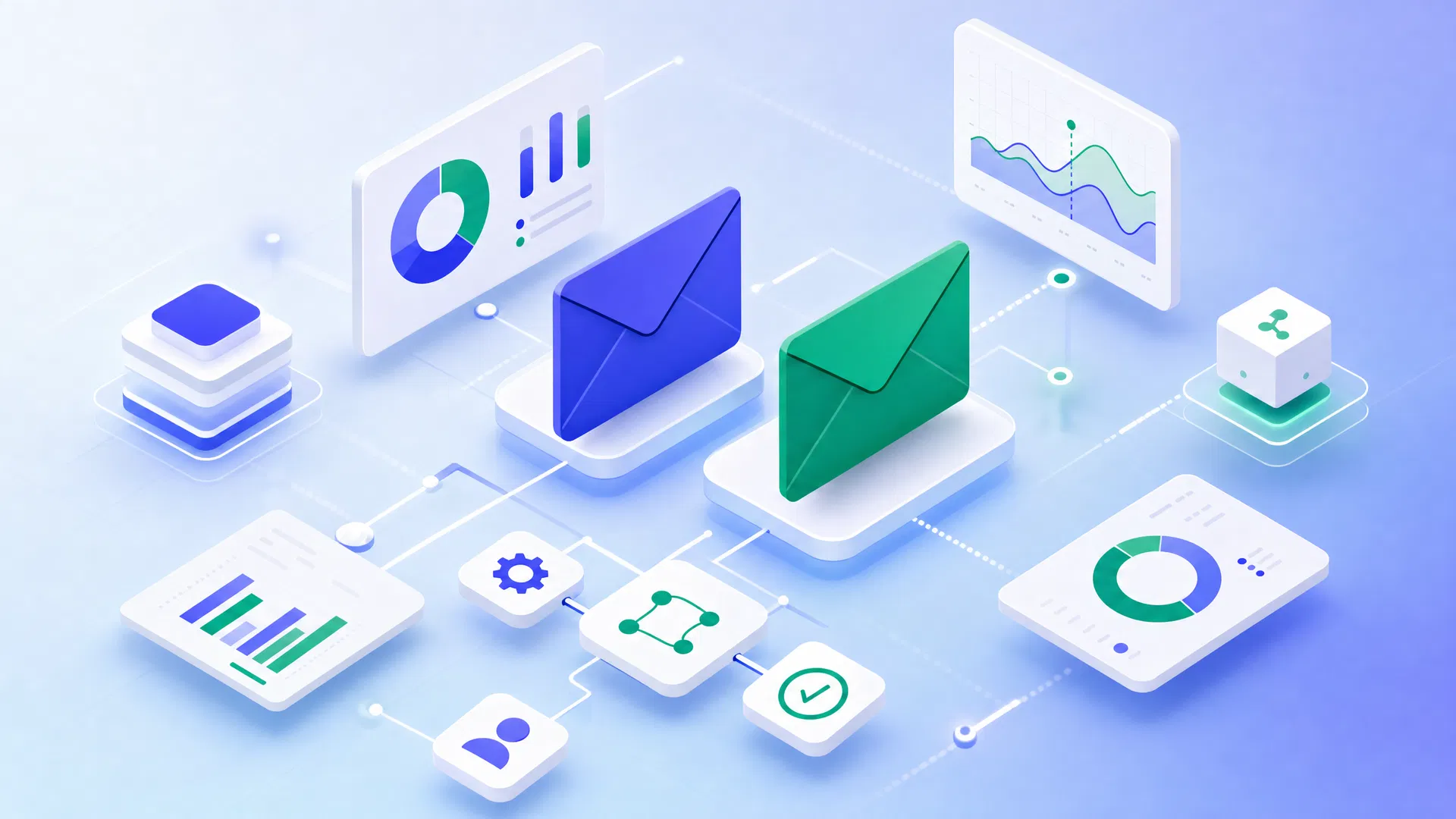 E-Mail-Marketing Automation Illustration