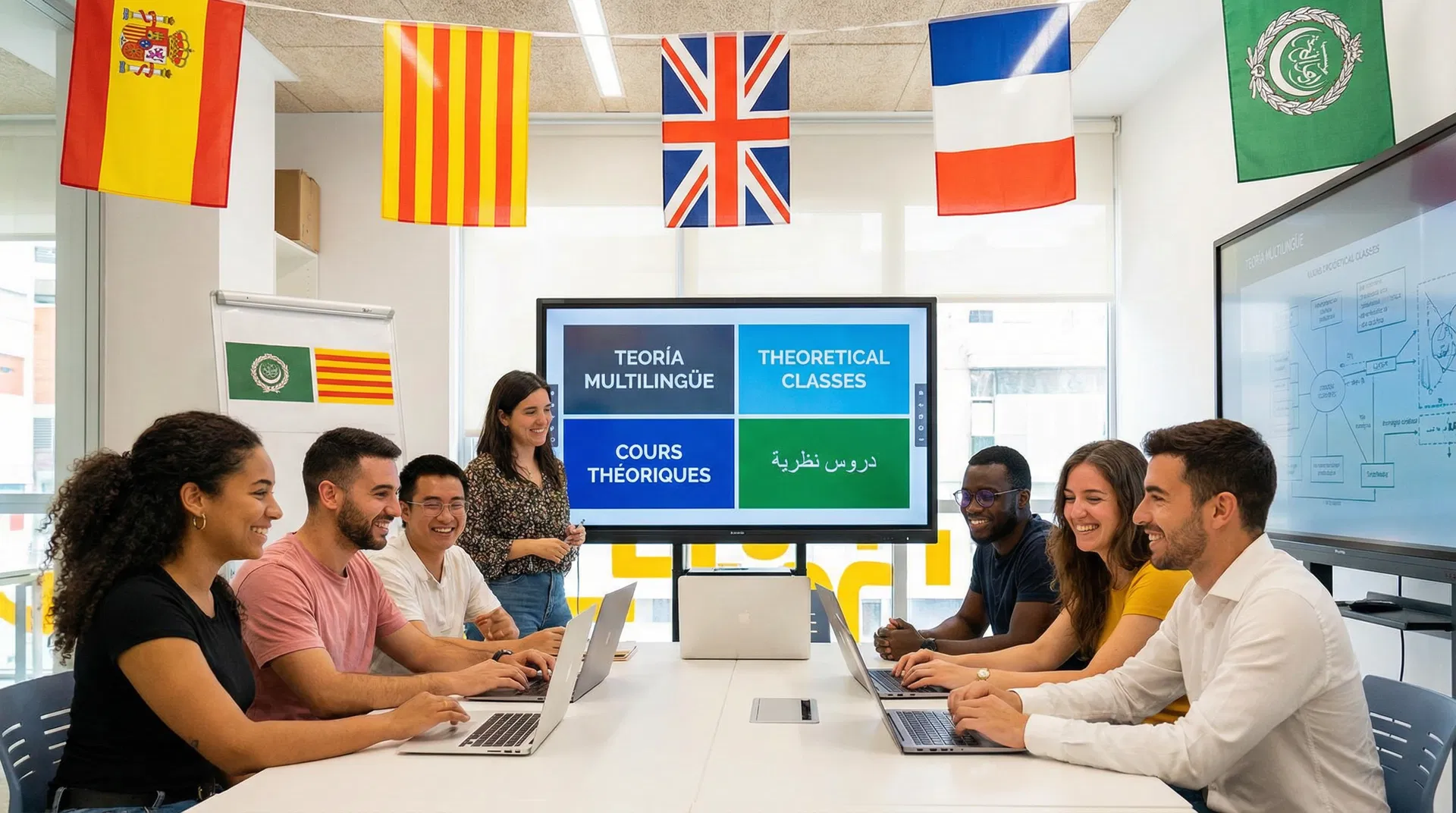 Multilingual Theoretical Classes: Learn in Your Language