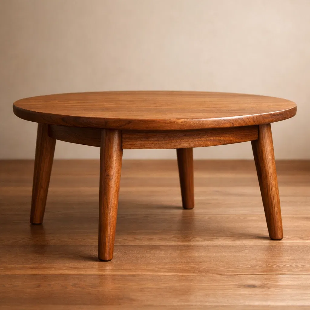 원형 찻상 (측면)