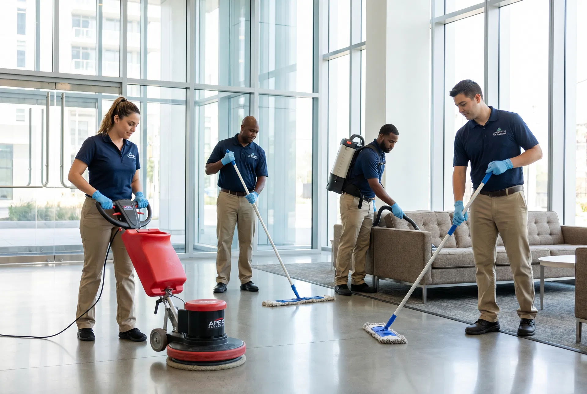 One And Done Clean Co. professional team