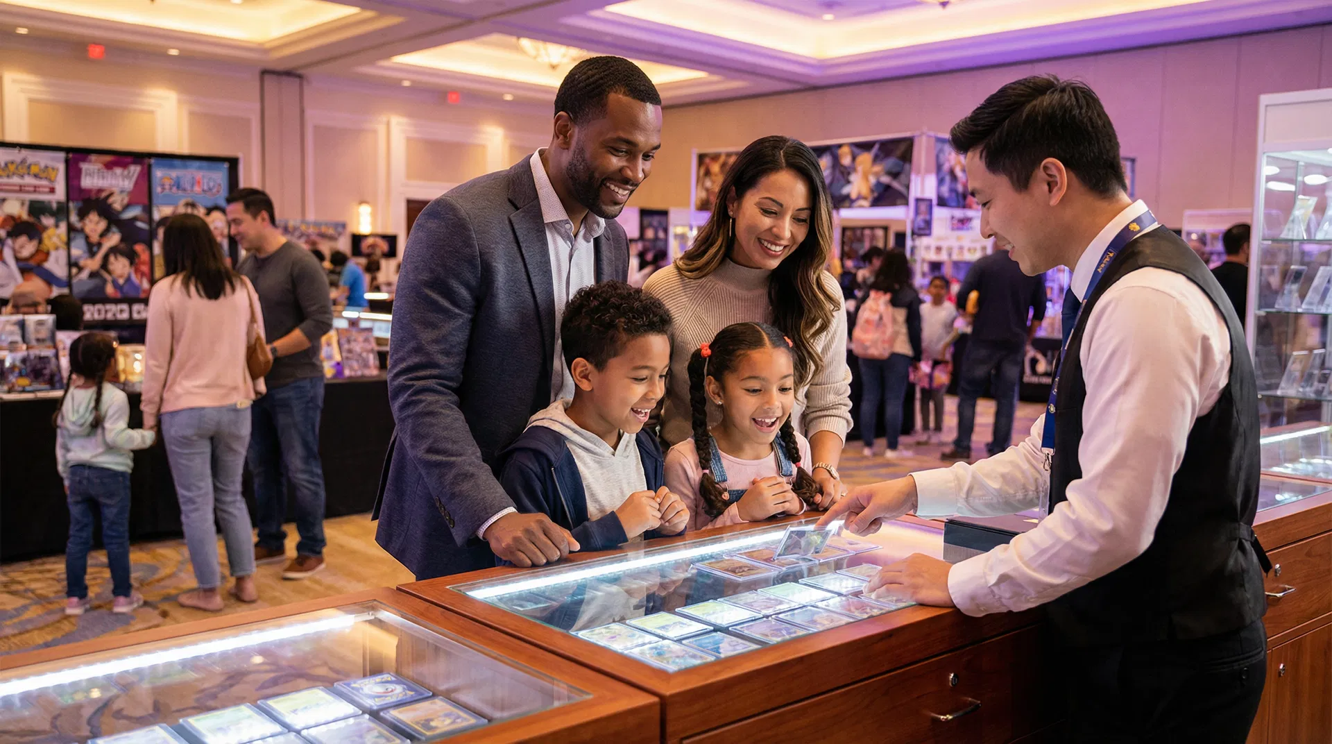 Family enjoying Vivre Card Fest