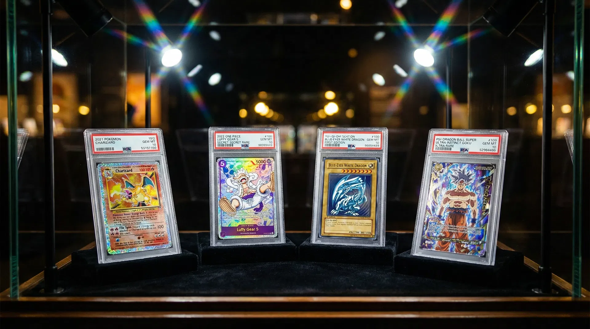 Rare Card Display at Vivre Card Fest