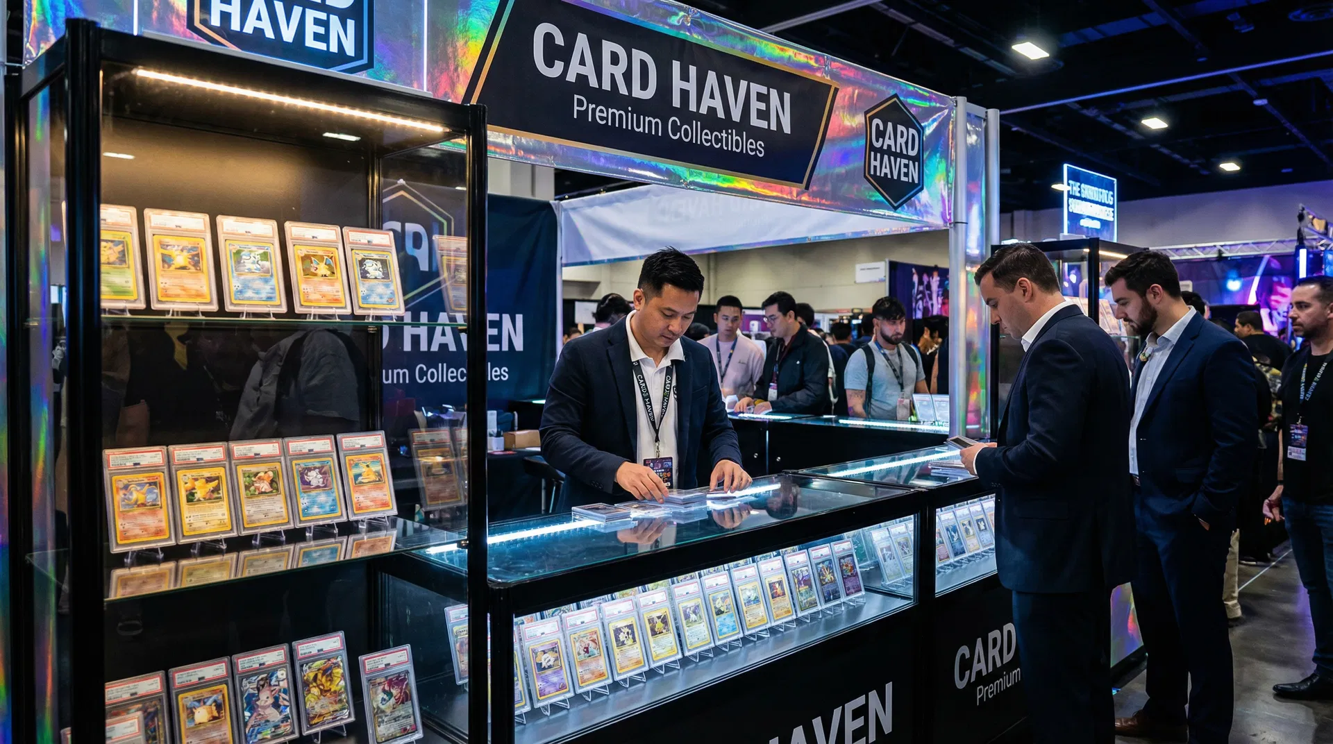 Premium vendor booth at Vivre Card Fest